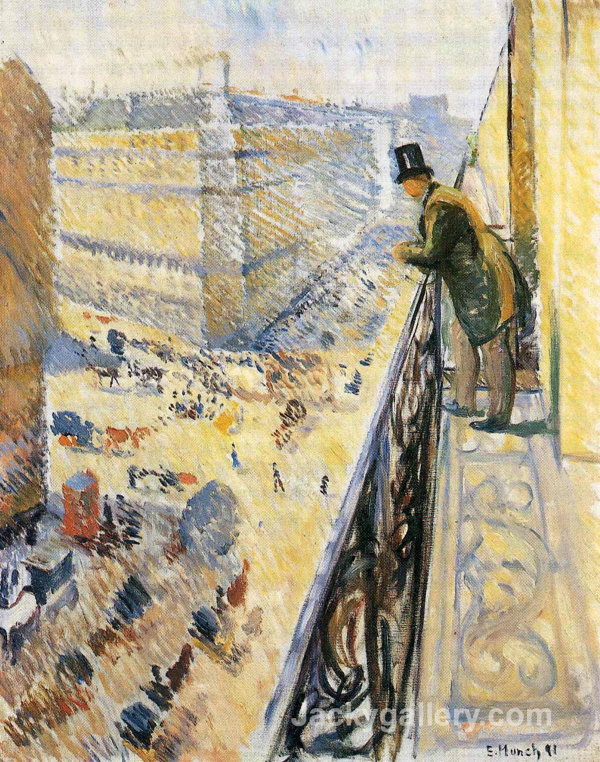 Street Lafayette by Edvard Munch paintings reproduction
